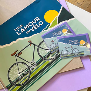 CARTE - POUR L'AMOUR DU VÉLO