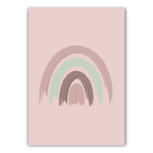 Charger l&#39;image dans la galerie, carte postale arc en ciel rainbow rose marie alice vous emmene