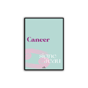 affiche miniature signe astrologique cancer 